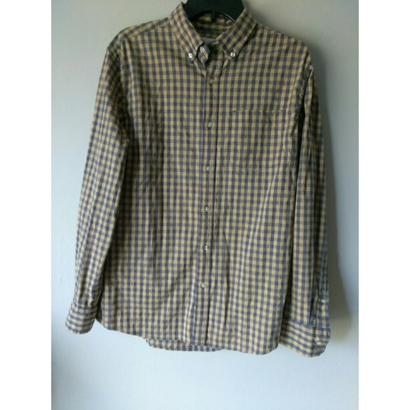 Sonoma Orange Striped Button Down Shirt - Picture 2 of 4